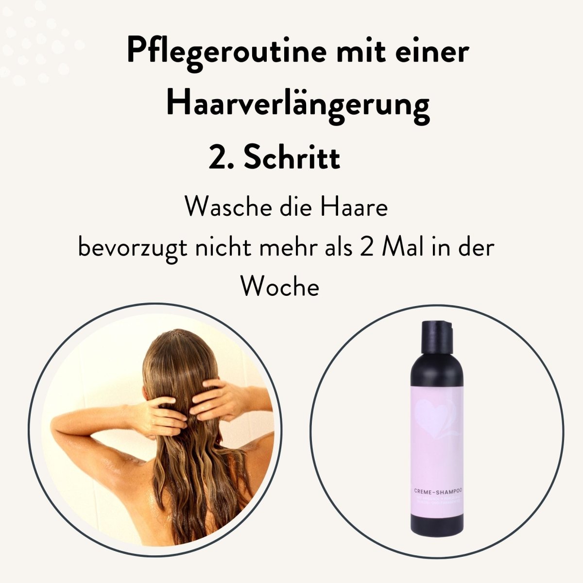 Großes Pflegeset für Extensions aus Echthaar - Hair2Heart