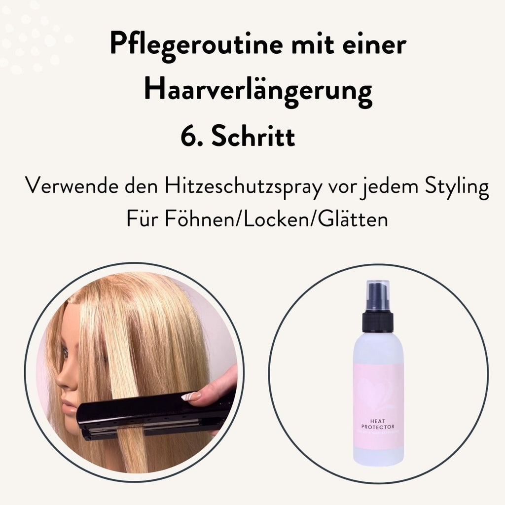 Großes Pflegeset für Extensions aus Echthaar - Hair2Heart