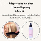 Großes Pflegeset für Extensions aus Echthaar - Hair2Heart
