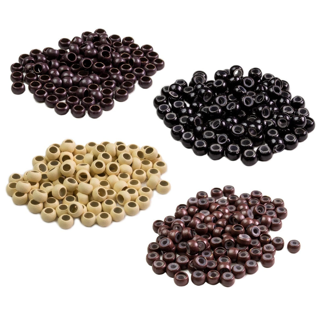Nano-anneaux silicone pour extensions – 100 pièces