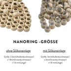 Nano-anneaux silicone pour extensions – 100 pièces