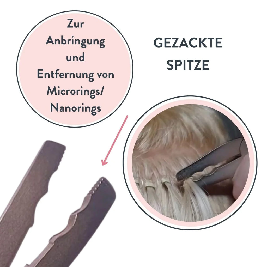 Zange für Microrings für Echthaar Extensions - Hair2Heart