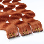 Tape Extensions gewellt aus Echthaar - Hair2Heart