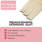 Extensions adhésives Remy Premium
