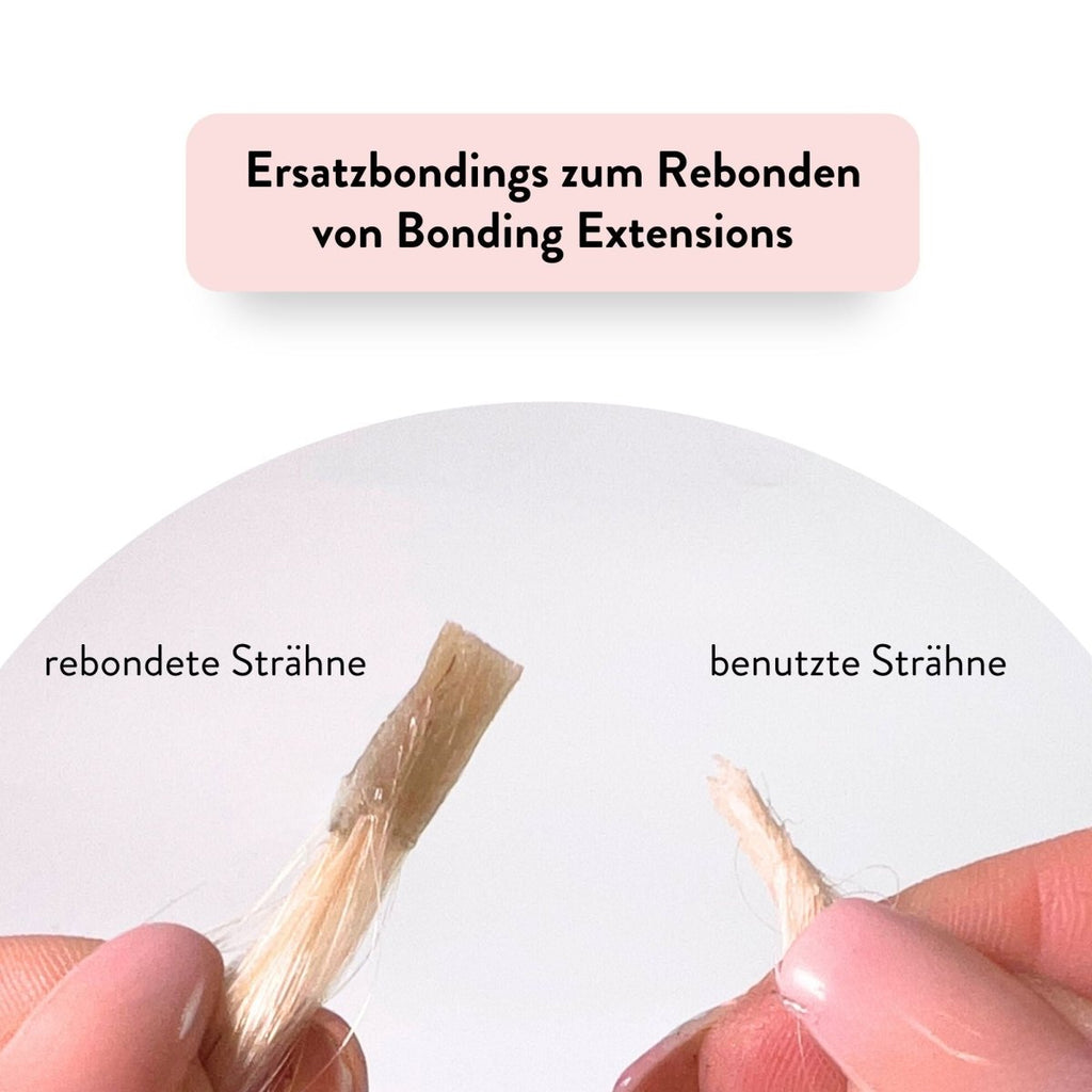 Ersatzbondings für Bonding Extensions aus Echthaar - Hair2Heart